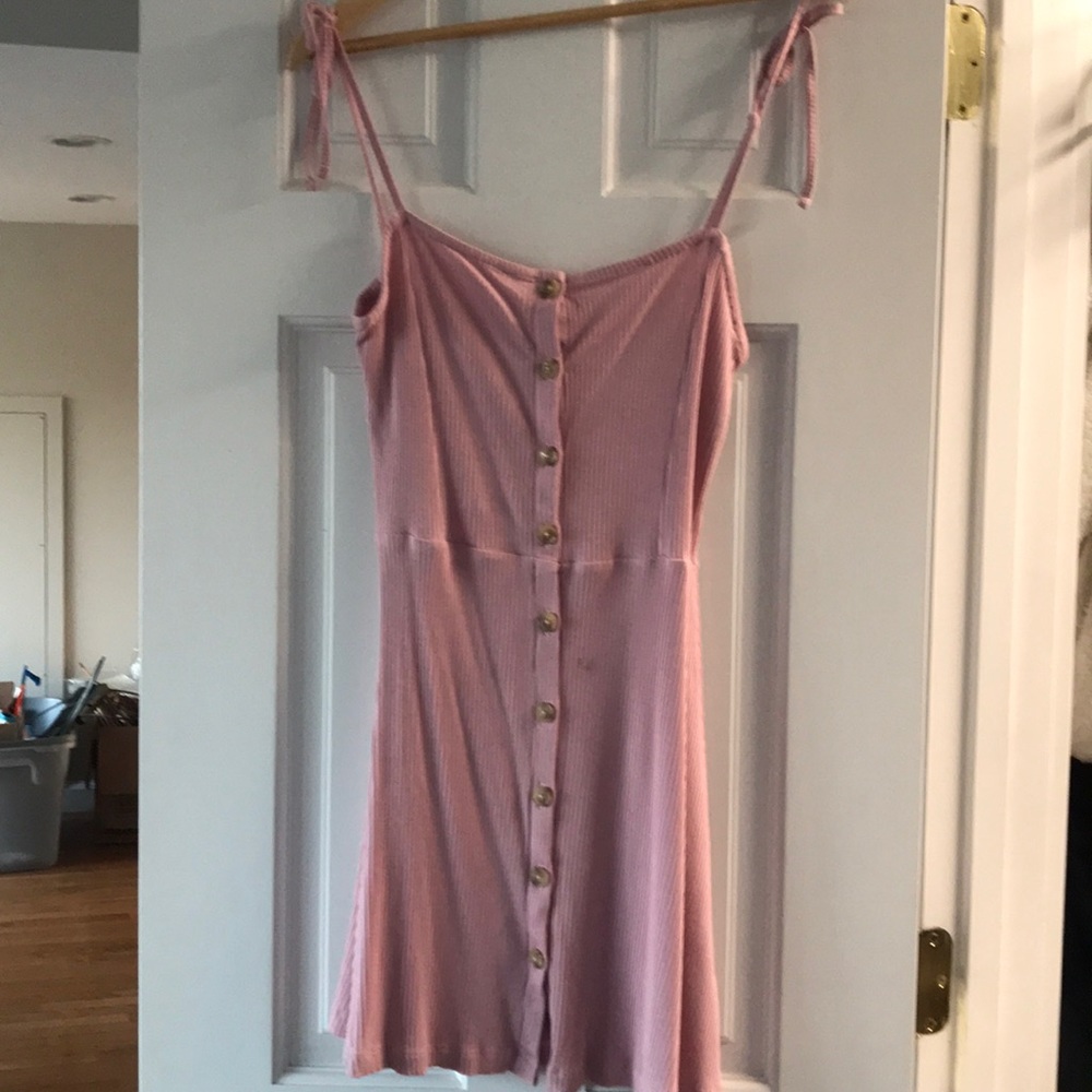 Top Shop button down tie shoulder dress 👗
